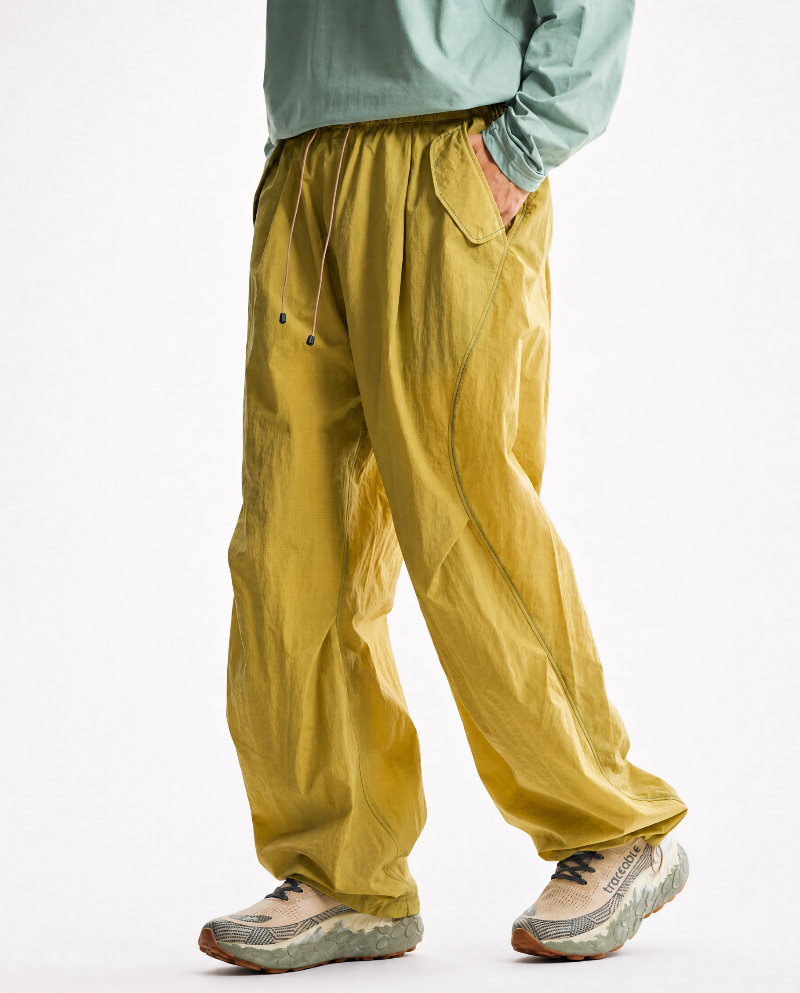 Water-Repellent Parachute Pants Techwear Streetwear