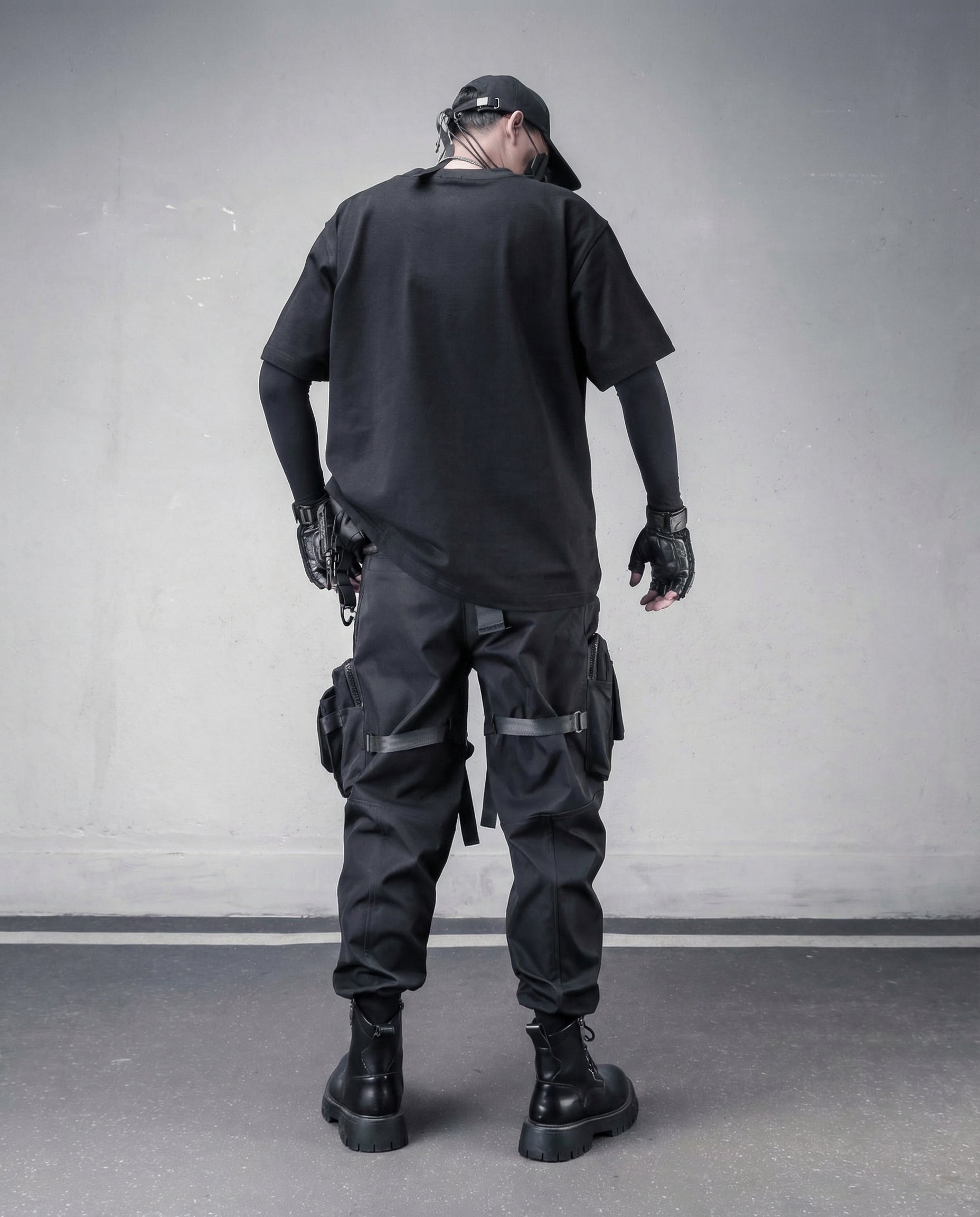 Oversized 3D Pocket Cargo T-Shirt - Tactical Techwear