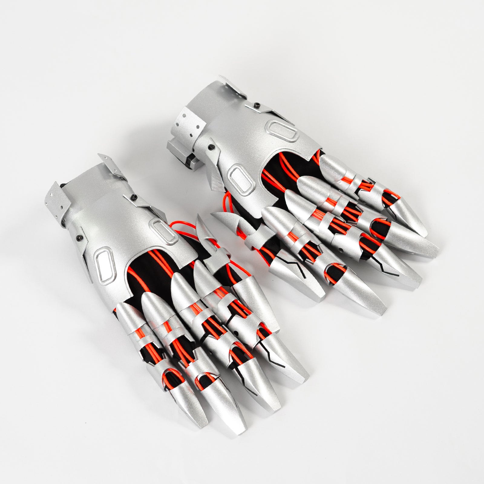 Cyberpunk Glowing Mechanical Hand Gloves
