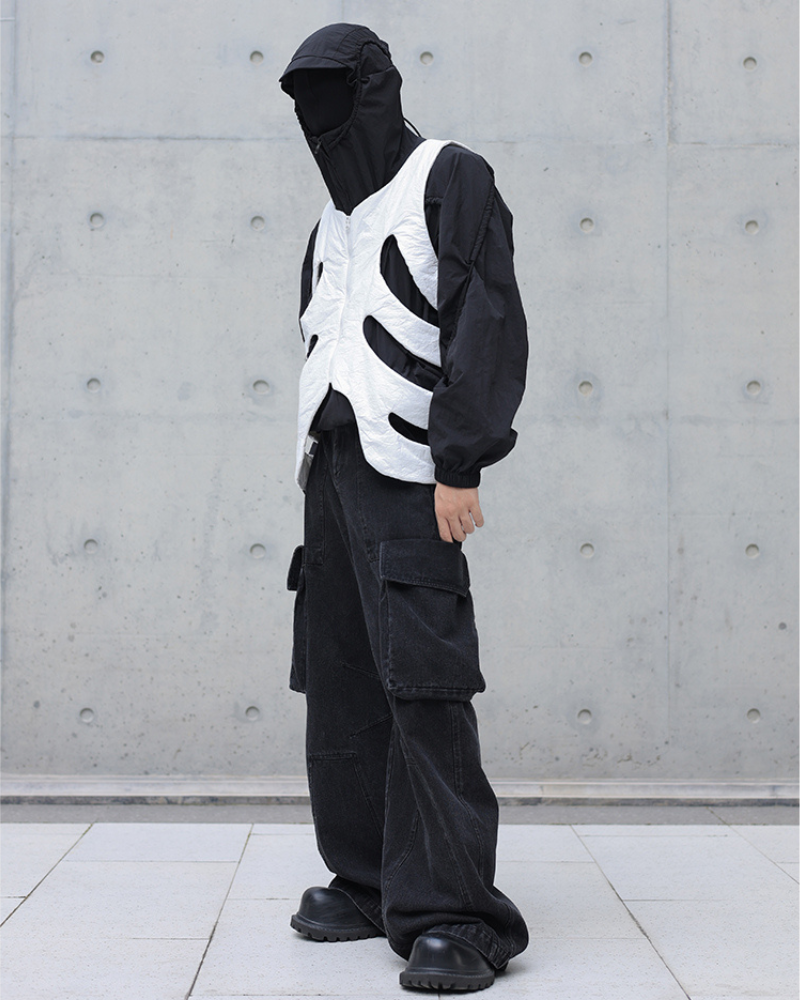 Alien 3D Hollow Skeleton Vest