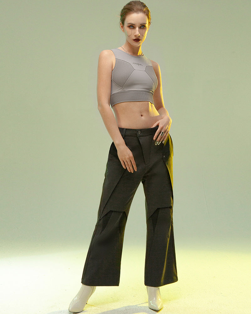 XIPHEVIL Cyberpunk Outfits Aristoi IV Double-Layered Pants