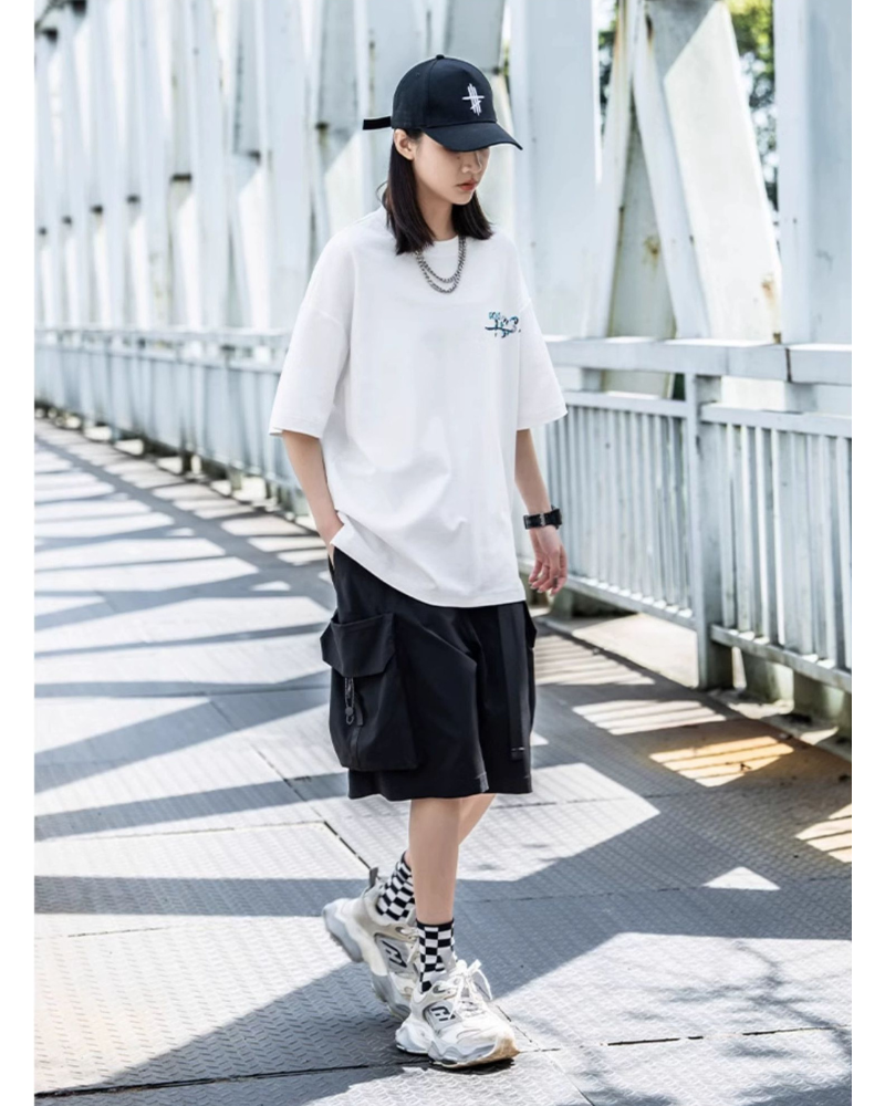 Techwear Big Pockets Cargo Shorts