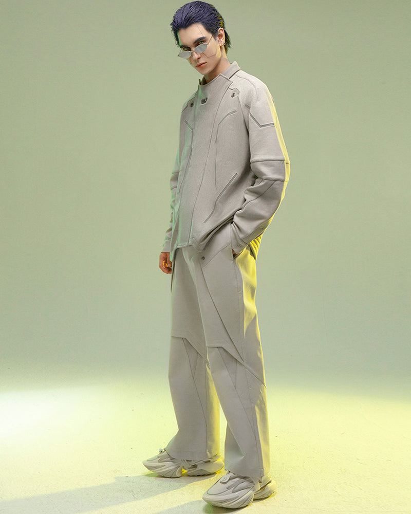 XIPHEVIL Cyberpunk Outfits Aristoi IV Double-Layered Pants