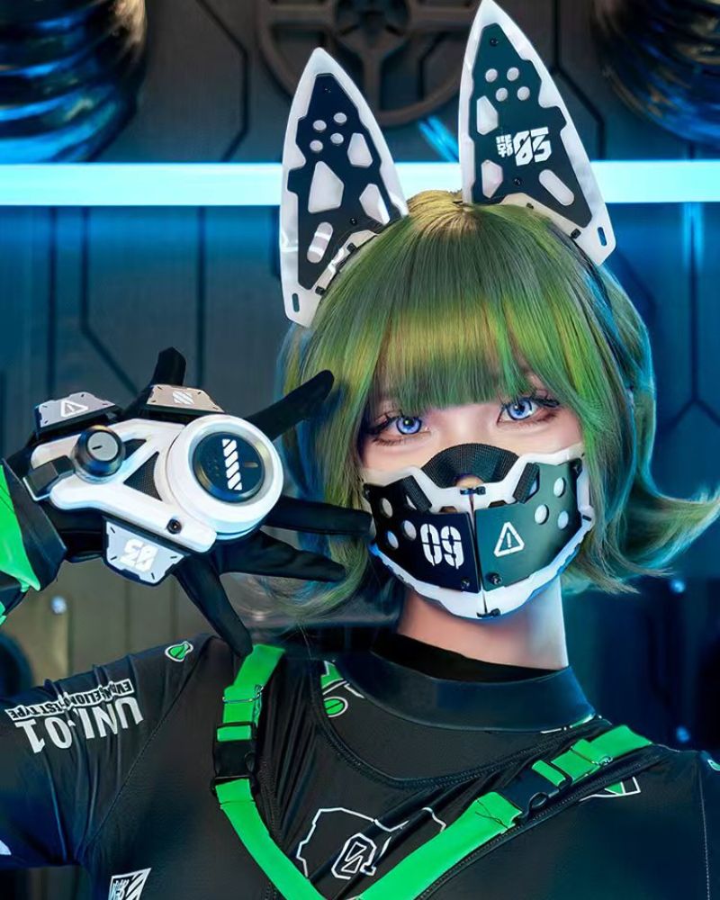 ear gear cosplay Cat Ears Cosplay Mask Headband Hand Armor – Techwear Official