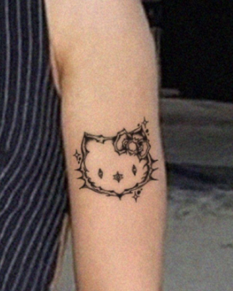 Arm Waterproof Cyberpunk Tattoo