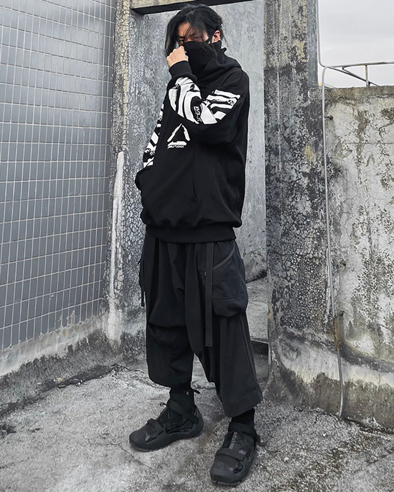 Cyberpunk City Futuristic Sci-Fi Hoodie