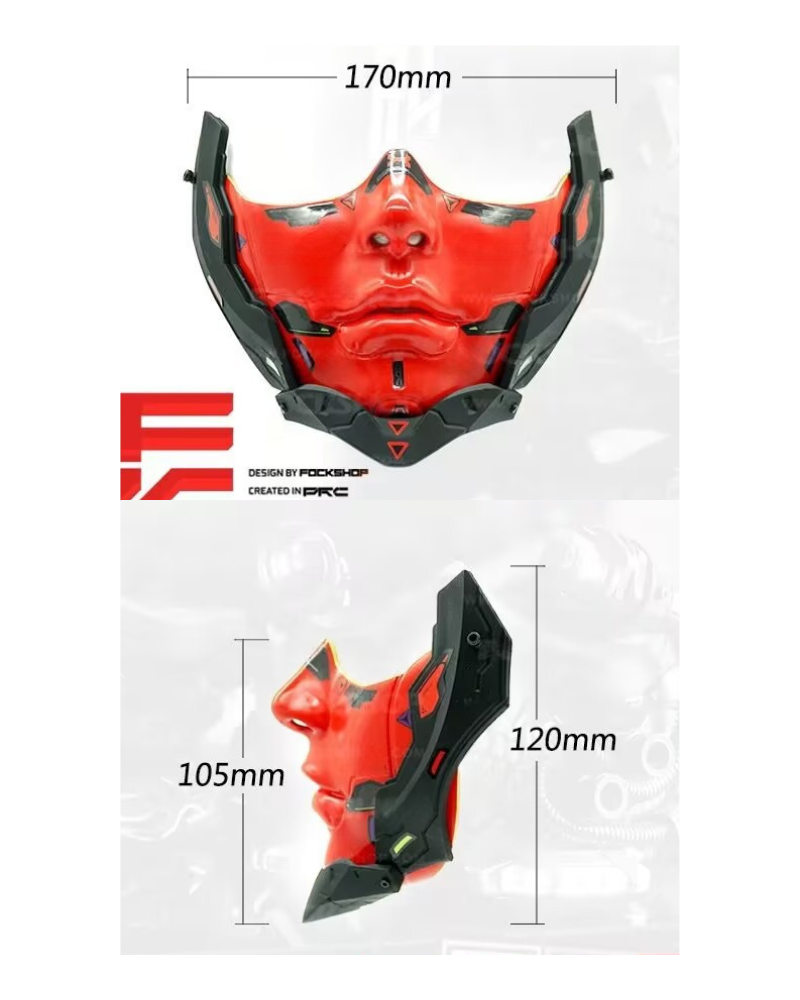 Cyberpunk Cosplay Half Face Mask