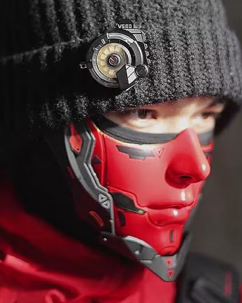 Cyberpunk Cosplay Half Face Mask