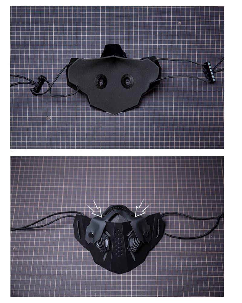 Cyberpunk Futuristic Half Face Mask