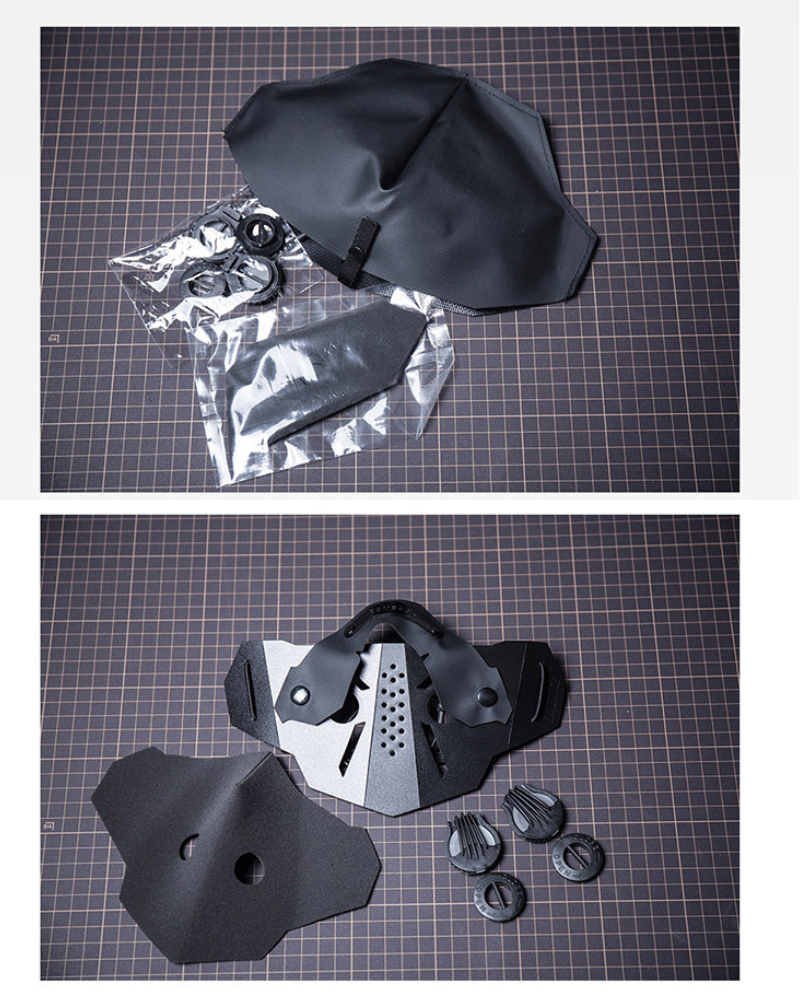 Cyberpunk Futuristic Half Face Mask