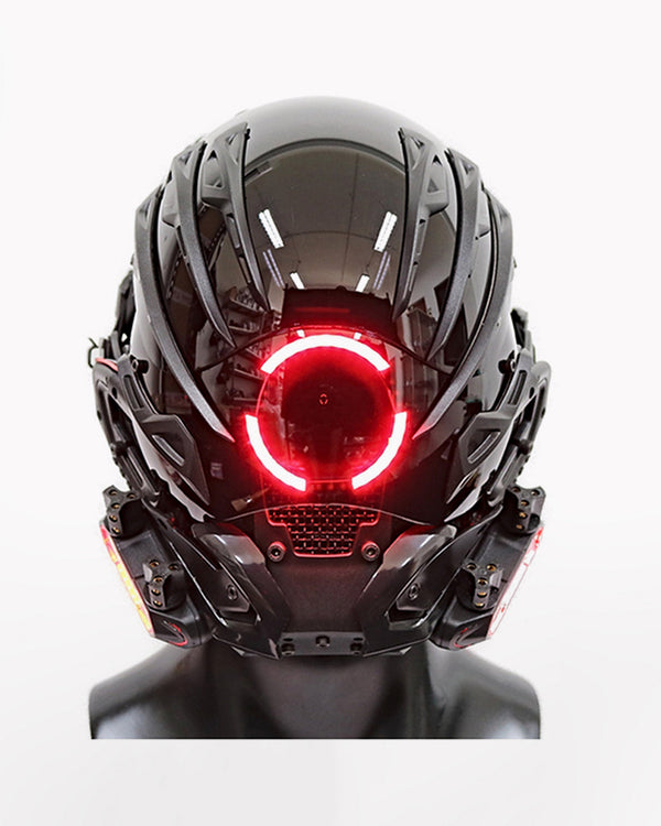 Cyberpunk Futuristic LED Helmet Mask