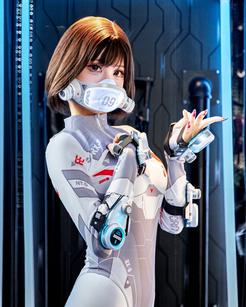 Cyberpunk LED Glow Hand Armor Mech Mask(Sold Separately)