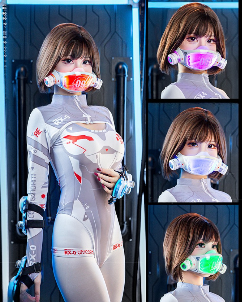 Cyberpunk LED Glow Hand Armor Mech Mask(Sold Separately)