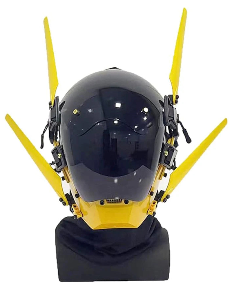 Cyberpunk LED Light Helmet Mask