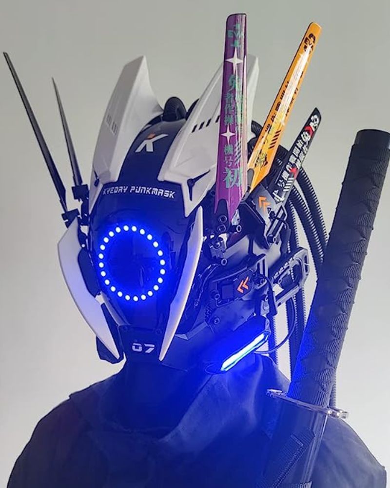 cyberpunk helmet,cyberpunk mask,cyberpunk mask helmet,cyberpunk oni mask,led halloween mask,led mask halloween,samurai mask,cyberpunk samurai,balaclava mask,ghost face mask,ghost mask,skull mask,animal skull mask,skull dog mask,jason mask,black face mask,half face mask,japanese oni mask,tactical mask,airsoft mask,cyberpunk art,cyberpunk fashion,cyber fashion,cyberpunk aesthetic,sci fi helmet,futuristic helmet,techwear mask