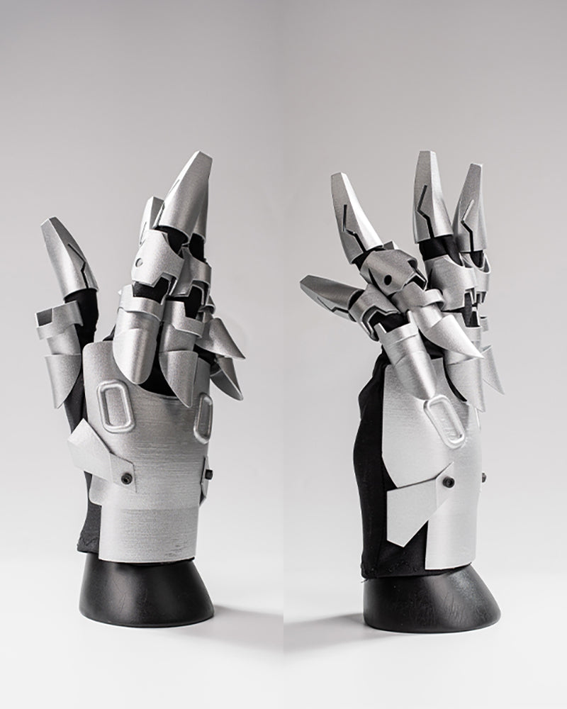 Cyberpunk Mechanical Knight Hand Gloves