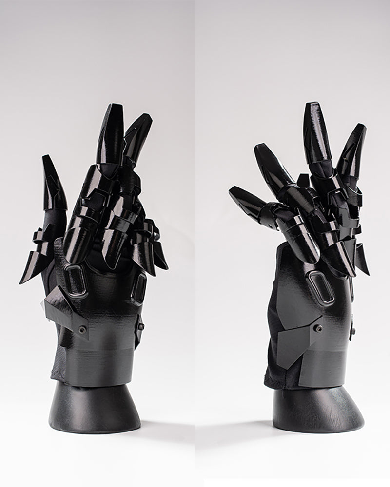 Cyberpunk Mechanical Knight Hand Gloves