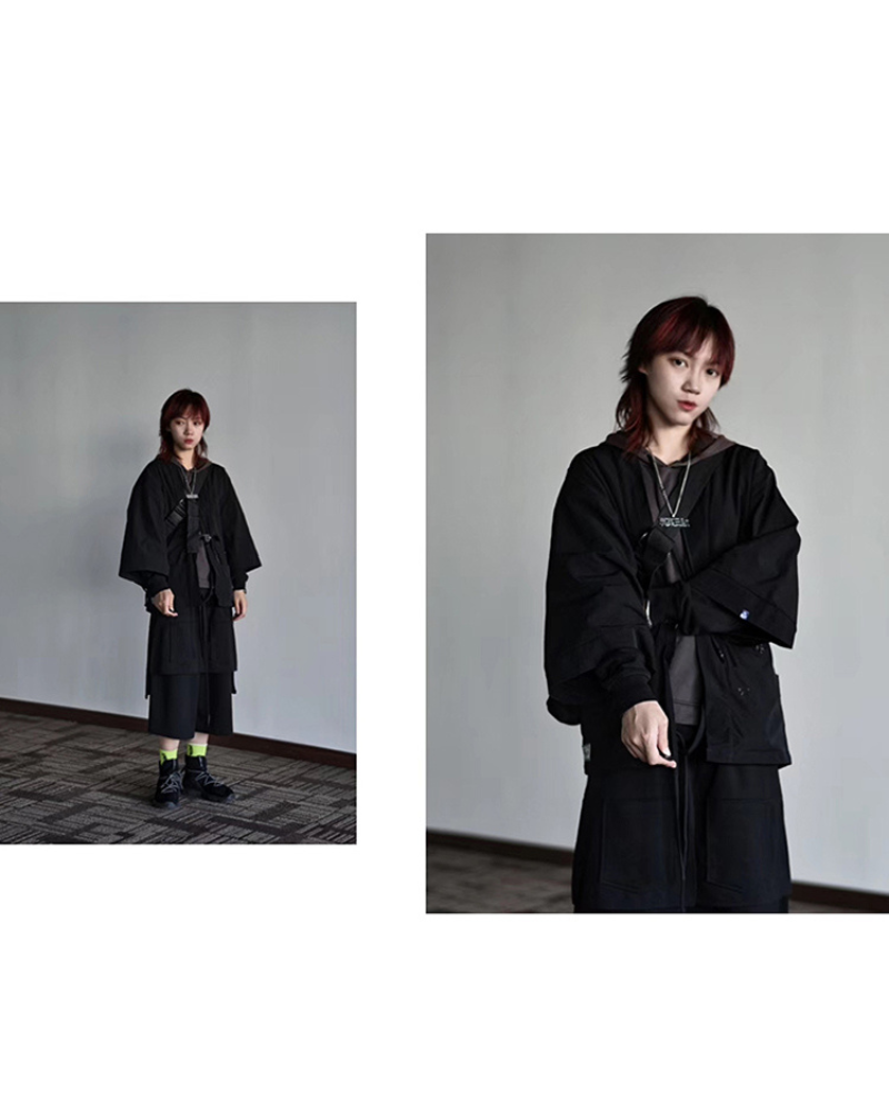 Cyberpunk Ninja Techwear Kimono Jacket