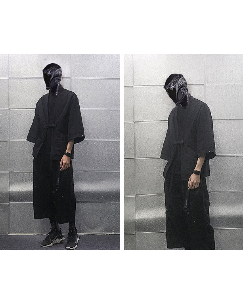 Cyberpunk Ninja Techwear Kimono Jacket