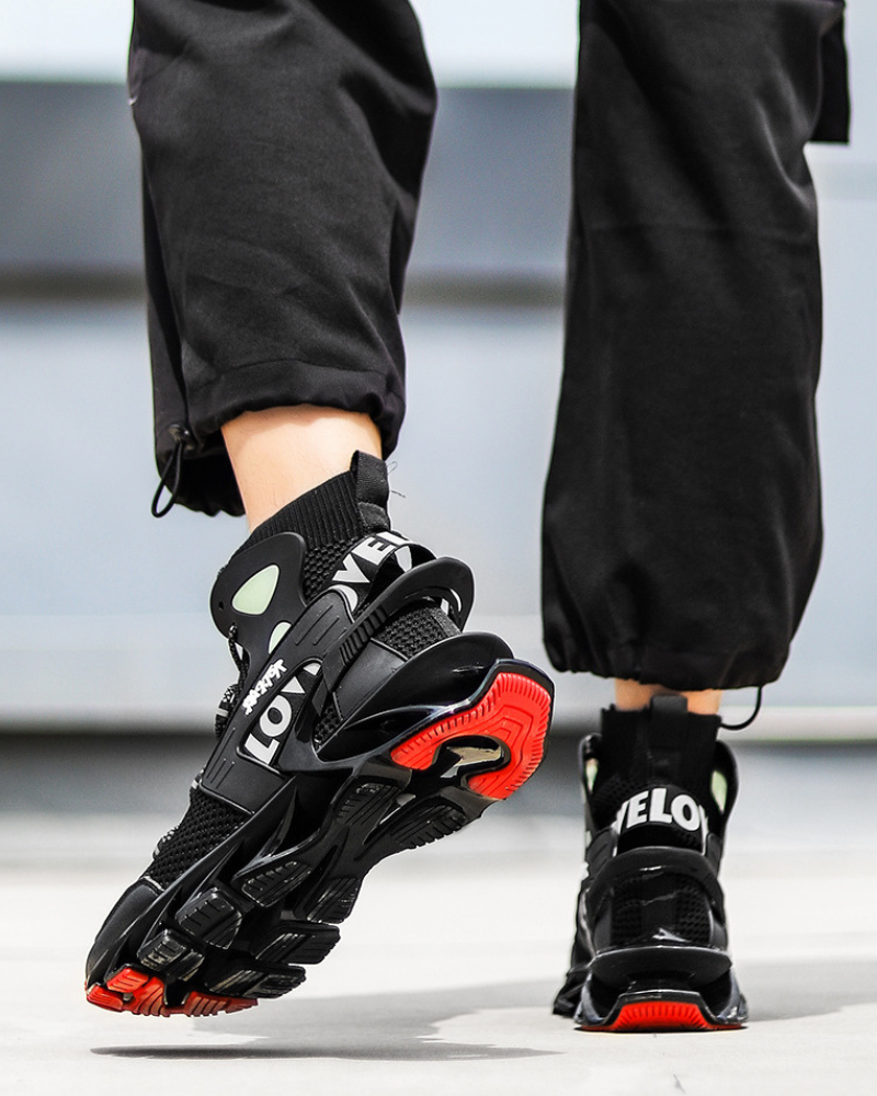 Cyberpunk Reflective Blade Sneakers