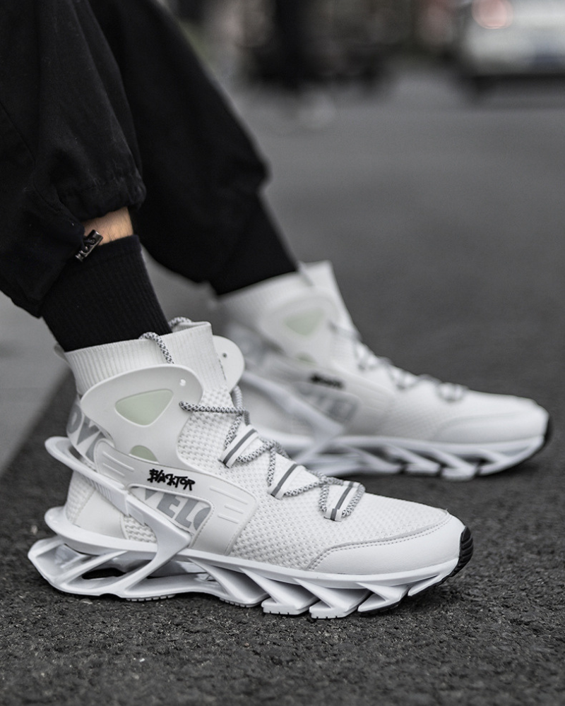Cyberpunk Reflective Blade Sneakers