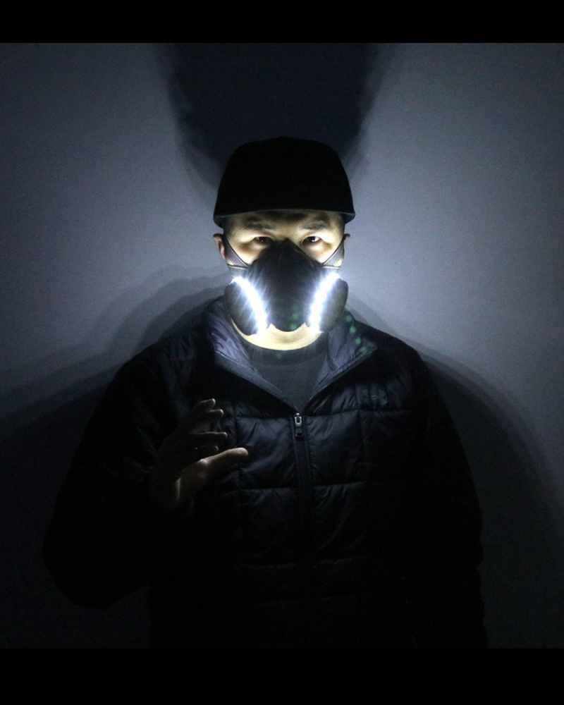 Cyberpunk Bar DJ Party LED Colorful Mask