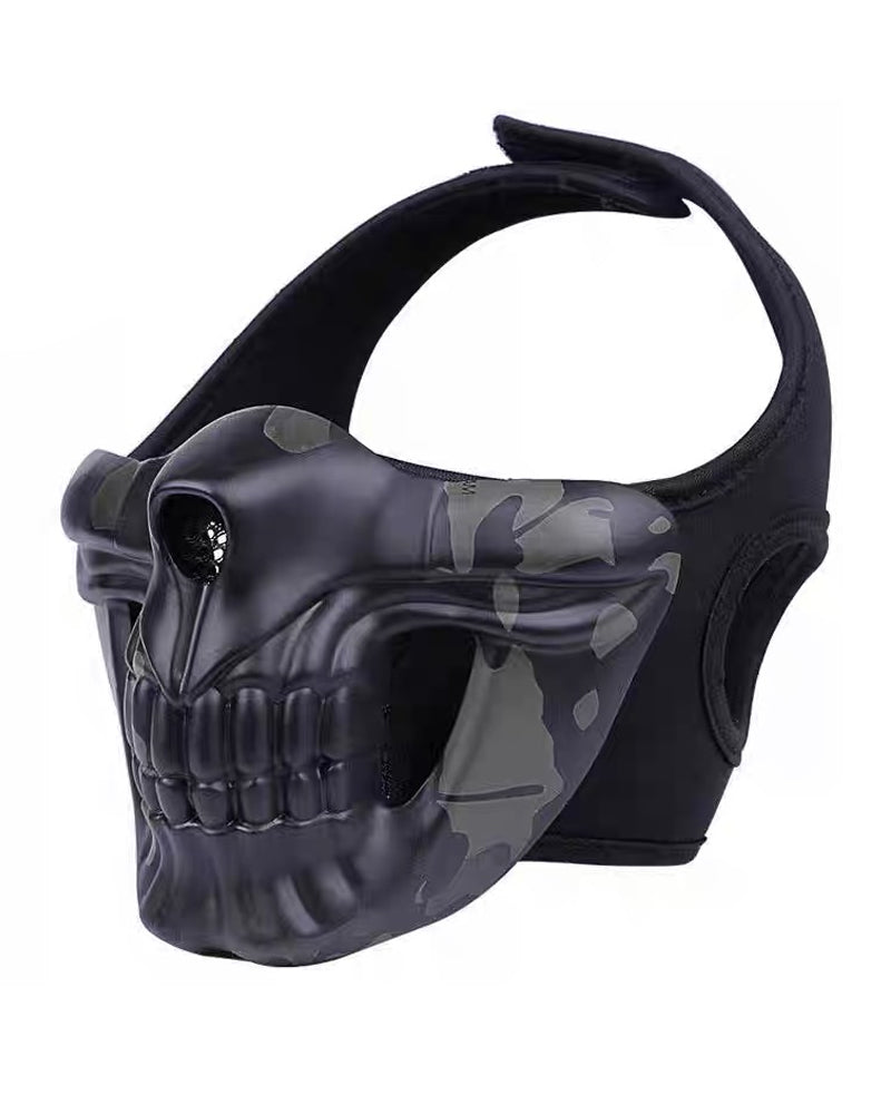 Cyberpunk Skull Futuristic Cosplay Face Mask