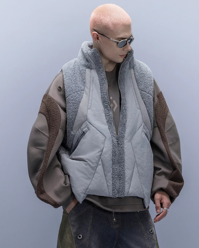 XIPHEVIL Cyberpunk Outfits High-Street Oversized Pullover Sweatshirt