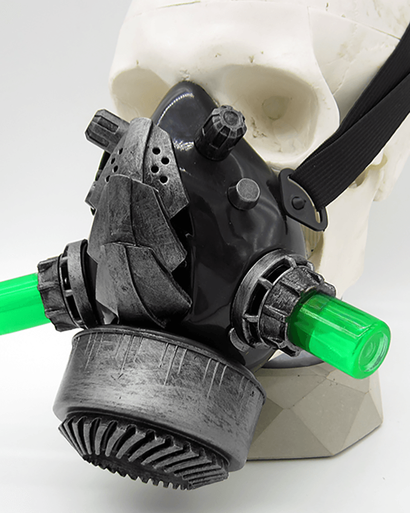 Cyberpunk Steampunk Glow Goggles And Mask (Sold Separately)