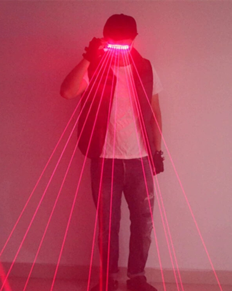 DJ Performance LED Rave Laser Glasses