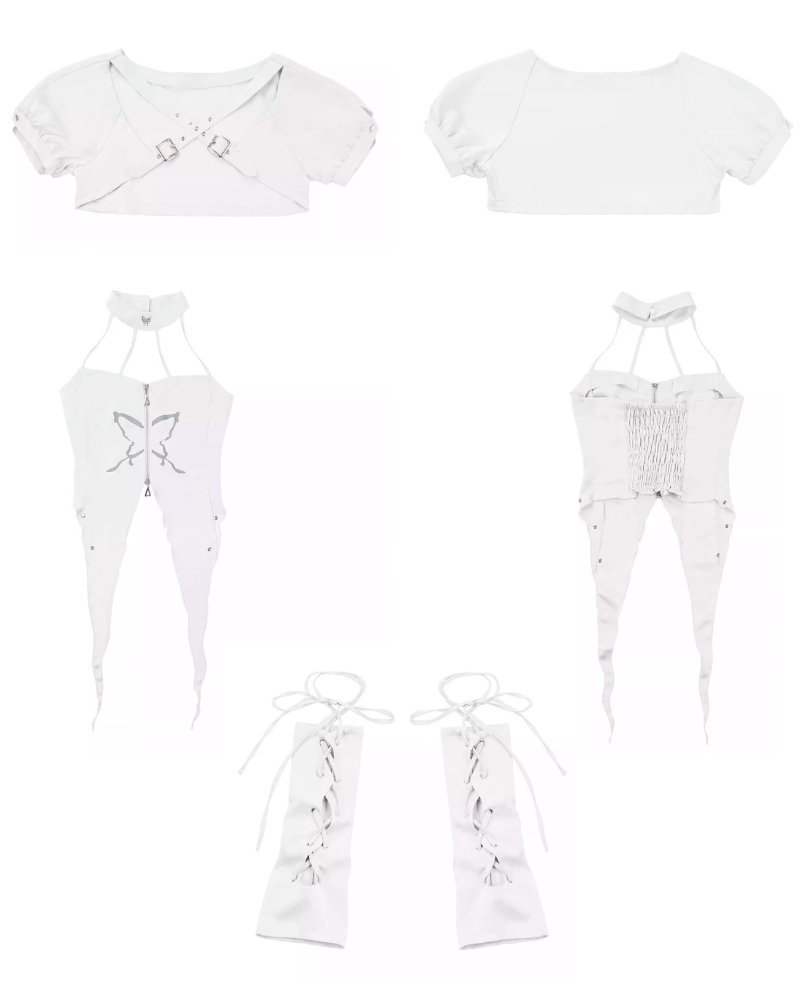 Dream Butterfly Tank Top Skirt Set (Sold Separately)