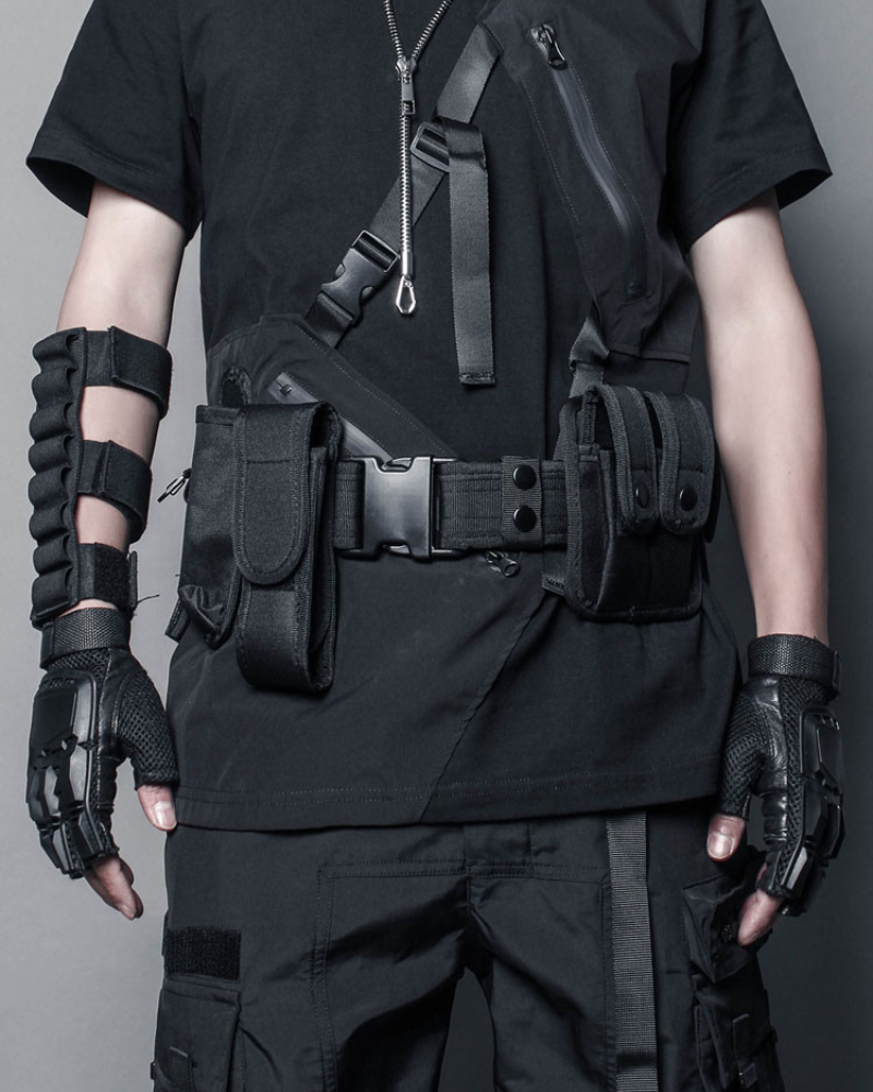 Functional 9-PC Waist Bag Belt