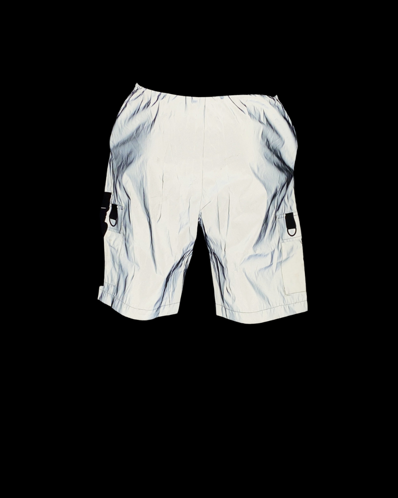 Functional Colorful Reflective Cargo Shorts