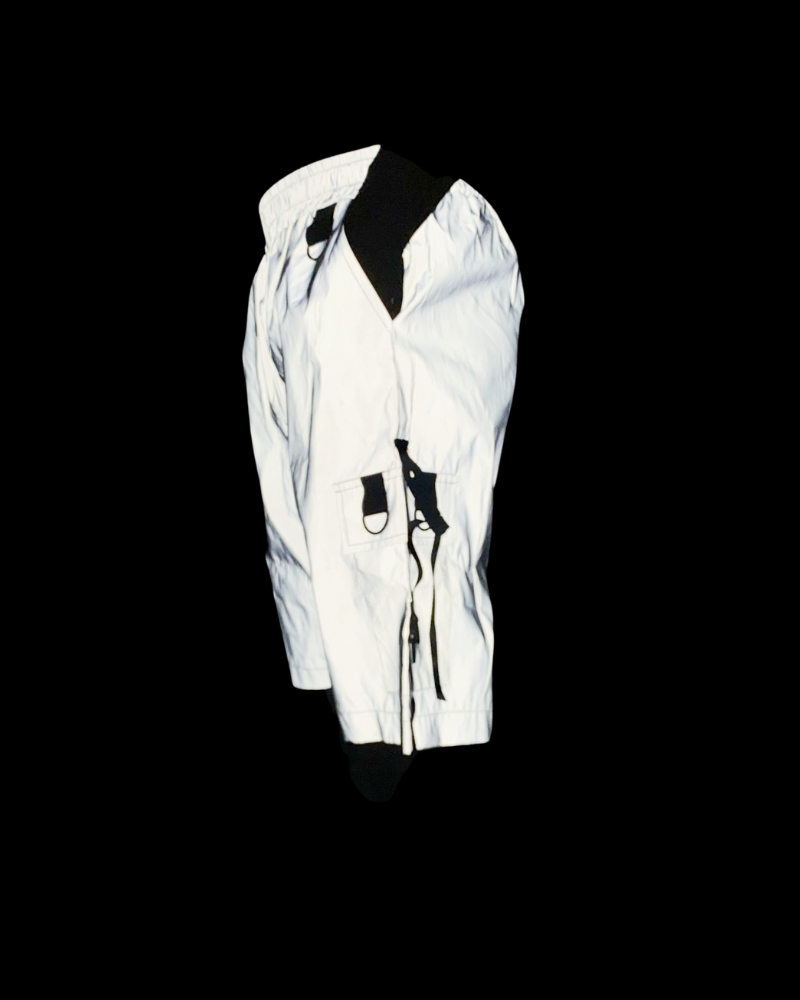 Functional Colorful Reflective Cargo Shorts