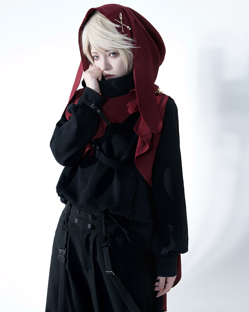 Functional Dark Cool Unisex Sweatershirt&Pants&Cape(Sold Separately)