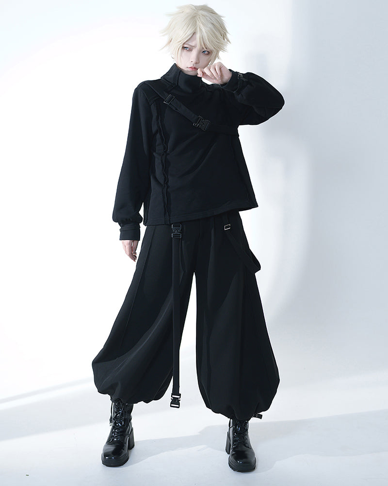 Functional Dark Cool Unisex Sweatershirt&Pants&Cape(Sold Separately)
