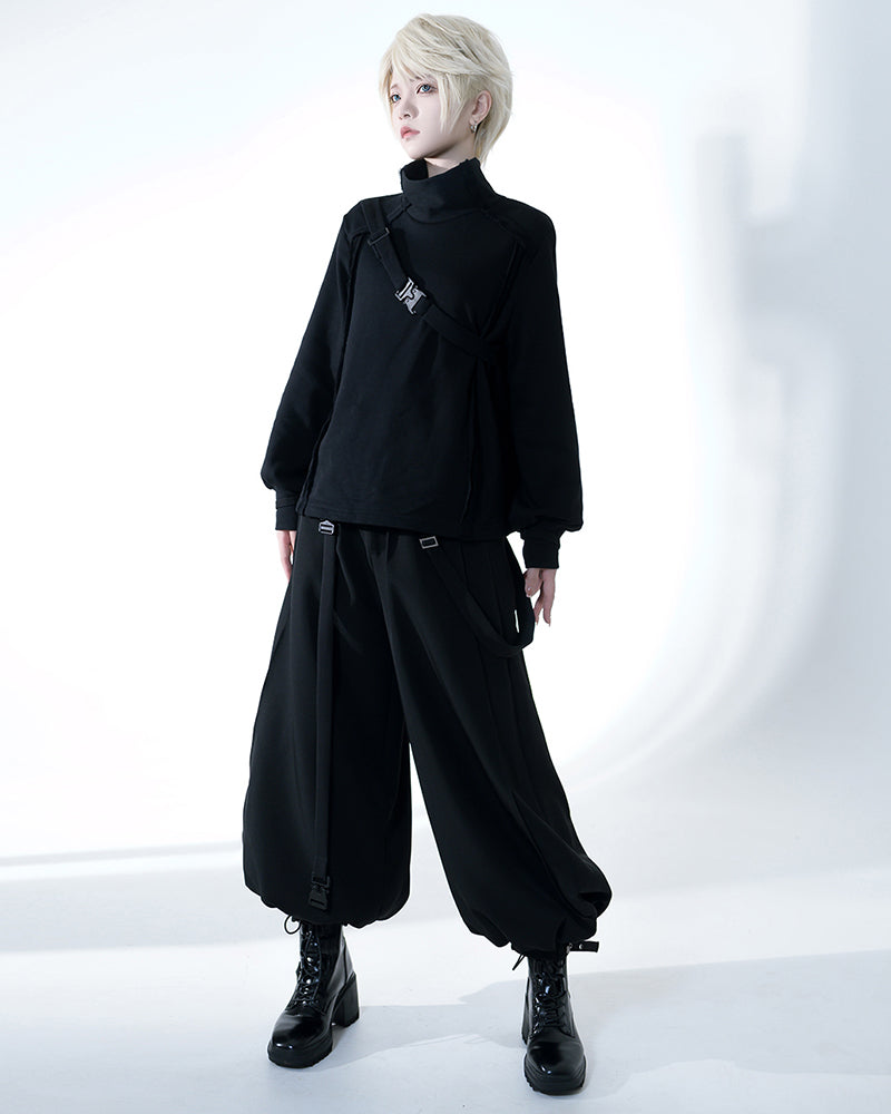 Functional Dark Cool Unisex Sweatershirt&Pants&Cape(Sold Separately)
