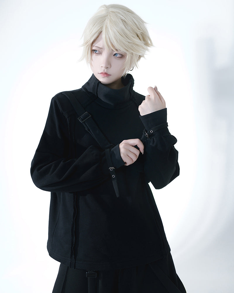 Functional Dark Cool Unisex Sweatershirt&Pants&Cape(Sold Separately)