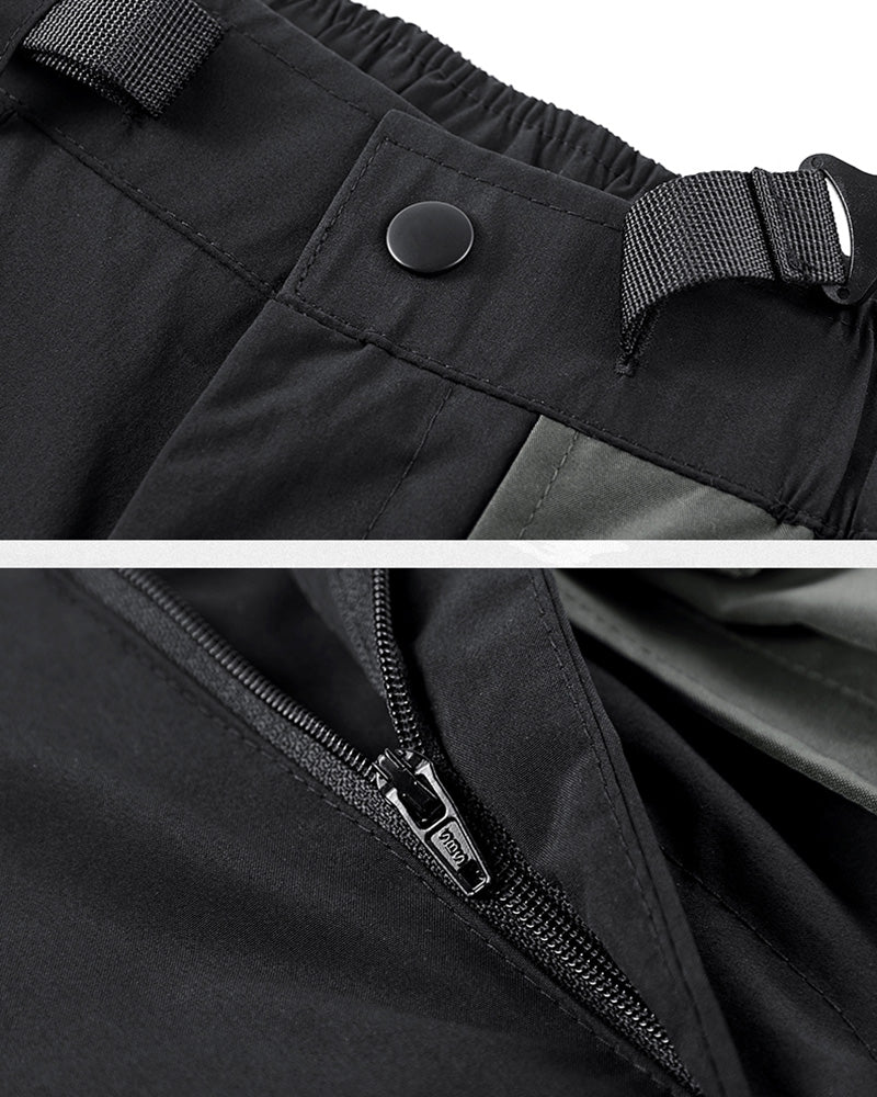 Functional Fake Two Piece Cargo Shorts