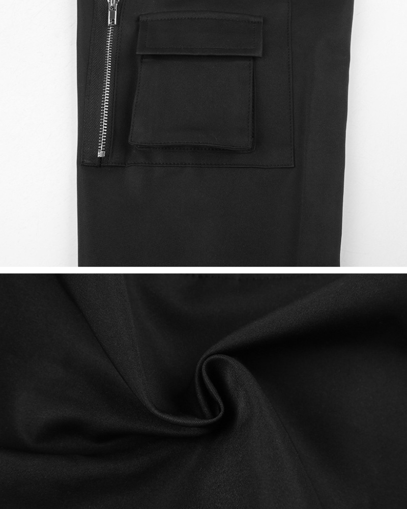 Functional Irregular Crop Top