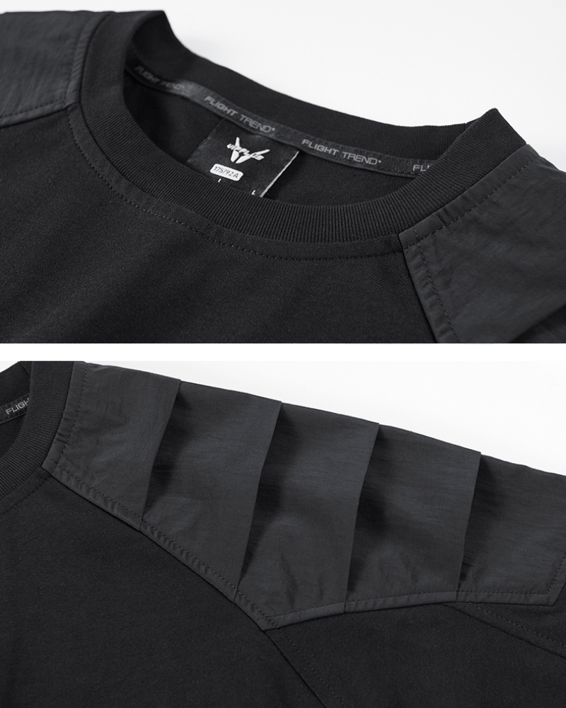 Functional Mech Patchwork Techwear T-Shirt