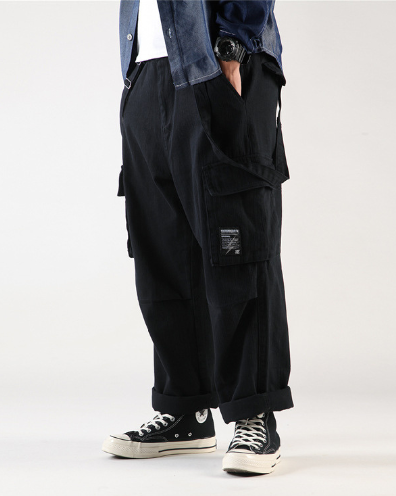 Functional Multi-Pocket Utility Overall Pants