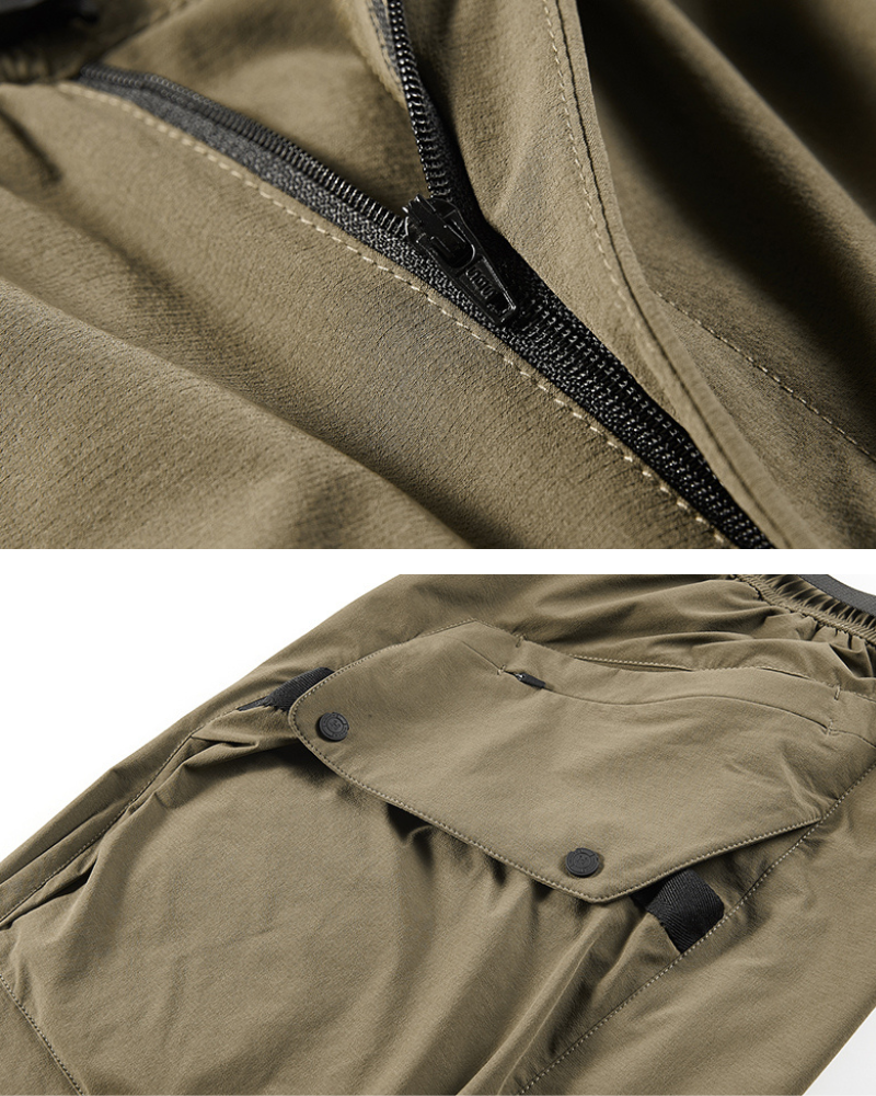 Functional Quick-Drying Tech Cargo Shorts
