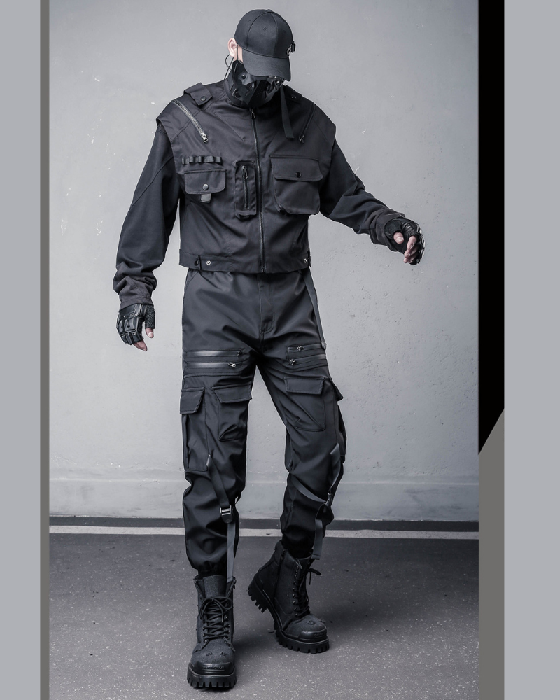 Functional Tactical Ribbon Paratrooper Cargo Pants