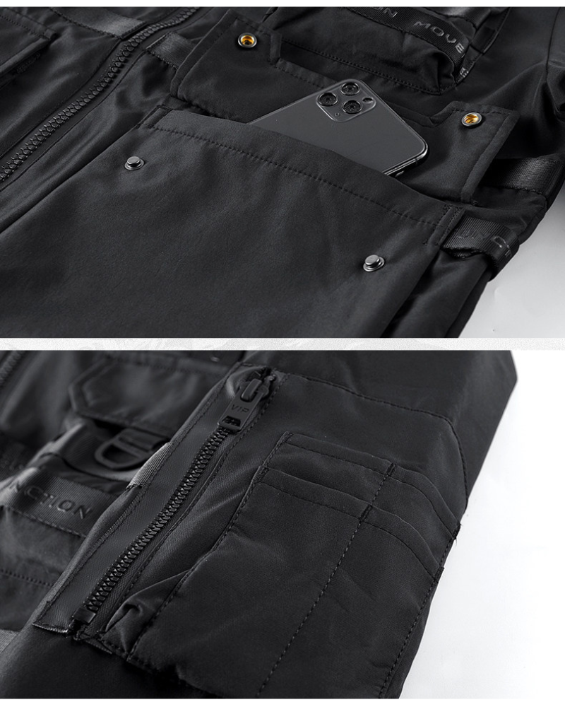 Functional Multi-pocket Cargo Tactical Jacket