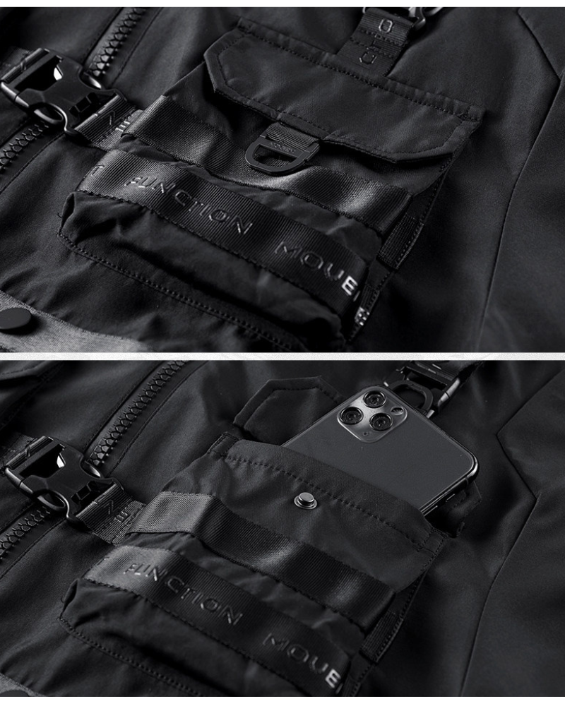Functional Multi-pocket Cargo Tactical Jacket