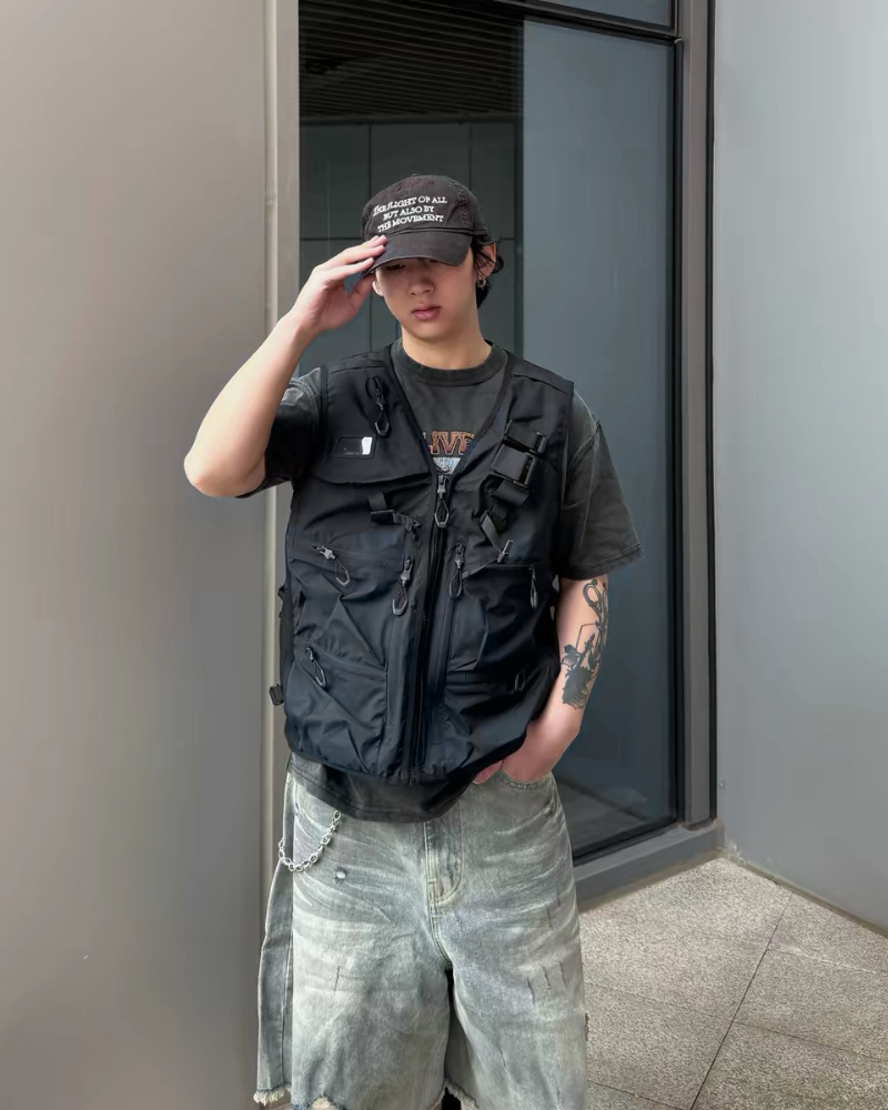 Functional Multi-pocket Men&