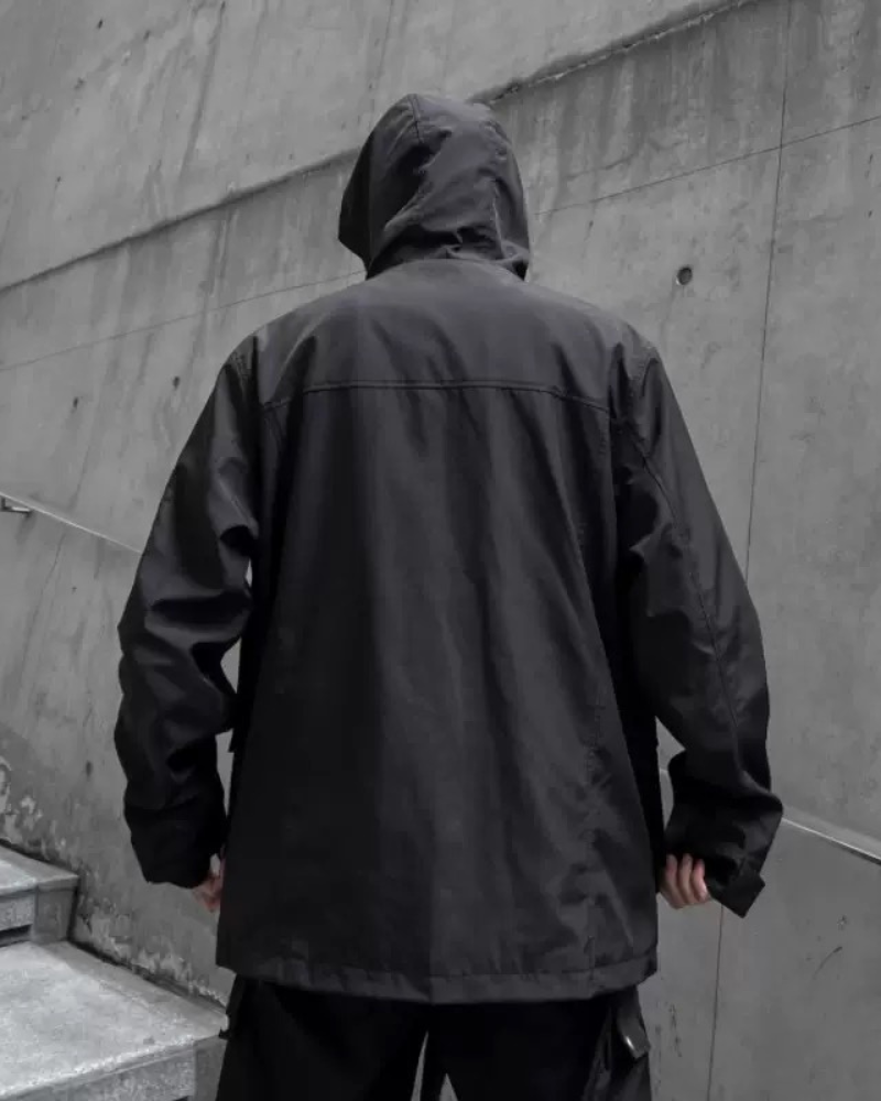 Functional Techwear Multi-Pocket Jacket