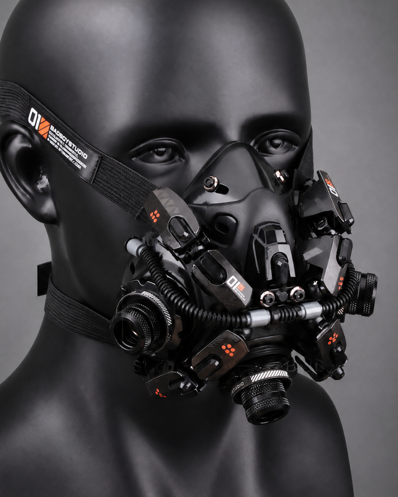 Futuristic Led Cyberpunk Goggles And Mask (Sold Separately)
