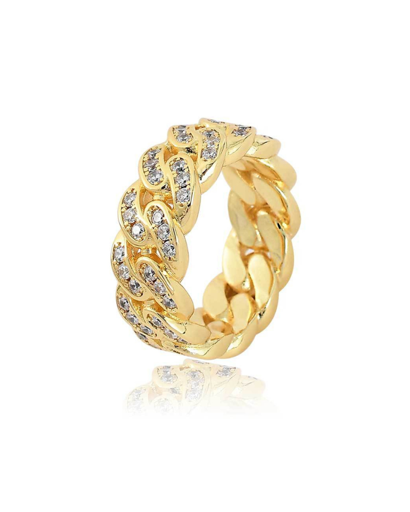Hip Hop Iced Cuban Ring